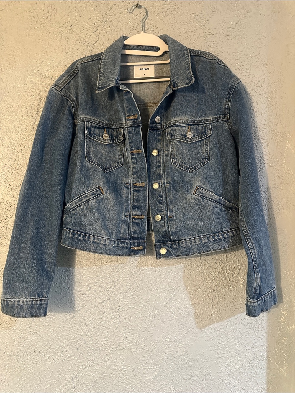 Old Navy Medium Wash Blue Denim Jacket